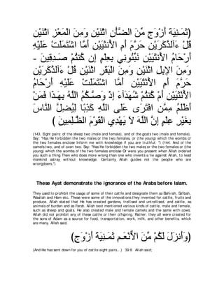 A compilation of the Abridged Tafsir Ibn Kathir Volumes 1 - 10  ( commentary of the meaning ) 