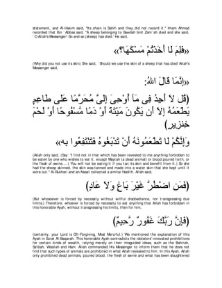 A compilation of the Abridged Tafsir Ibn Kathir Volumes 1 - 10  ( commentary of the meaning ) 
