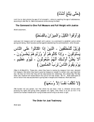 A compilation of the Abridged Tafsir Ibn Kathir Volumes 1 - 10  ( commentary of the meaning ) 