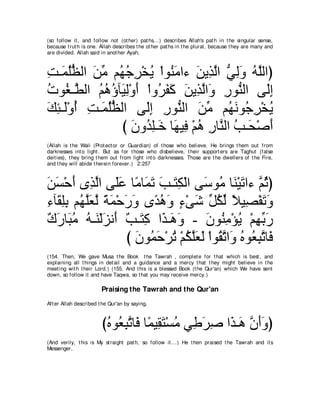 A compilation of the Abridged Tafsir Ibn Kathir Volumes 1 - 10  ( commentary of the meaning ) 