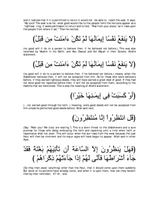 A compilation of the Abridged Tafsir Ibn Kathir Volumes 1 - 10  ( commentary of the meaning ) 