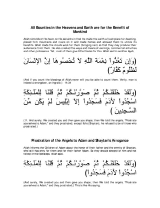 A compilation of the Abridged Tafsir Ibn Kathir Volumes 1 - 10  ( commentary of the meaning ) 