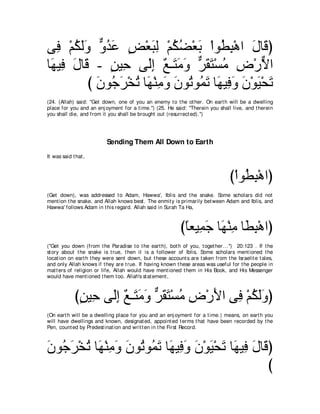 A compilation of the Abridged Tafsir Ibn Kathir Volumes 1 - 10  ( commentary of the meaning ) 