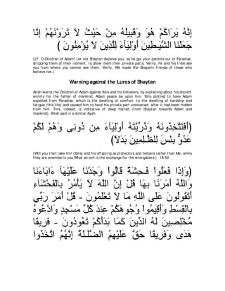 A compilation of the Abridged Tafsir Ibn Kathir Volumes 1 - 10  ( commentary of the meaning ) 