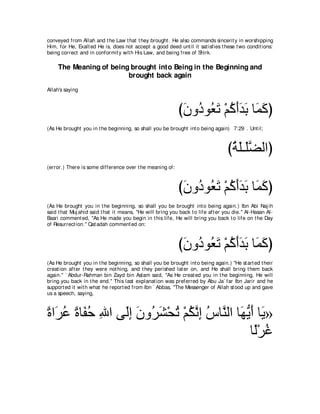A compilation of the Abridged Tafsir Ibn Kathir Volumes 1 - 10  ( commentary of the meaning ) 