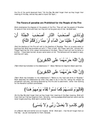 A compilation of the Abridged Tafsir Ibn Kathir Volumes 1 - 10  ( commentary of the meaning ) 