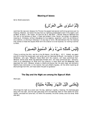 A compilation of the Abridged Tafsir Ibn Kathir Volumes 1 - 10  ( commentary of the meaning ) 