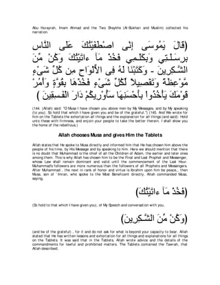 A compilation of the Abridged Tafsir Ibn Kathir Volumes 1 - 10  ( commentary of the meaning ) 