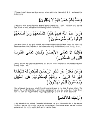 A compilation of the Abridged Tafsir Ibn Kathir Volumes 1 - 10  ( commentary of the meaning ) 