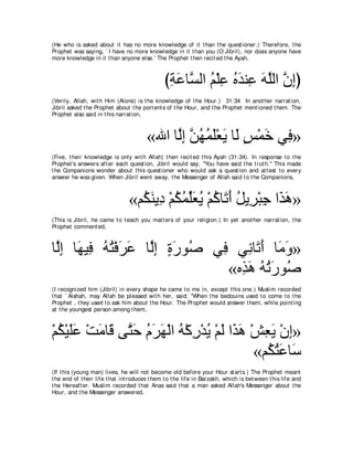 A compilation of the Abridged Tafsir Ibn Kathir Volumes 1 - 10  ( commentary of the meaning ) 