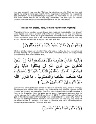 A compilation of the Abridged Tafsir Ibn Kathir Volumes 1 - 10  ( commentary of the meaning ) 