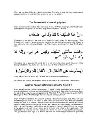 A compilation of the Abridged Tafsir Ibn Kathir Volumes 1 - 10  ( commentary of the meaning ) 