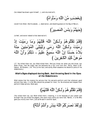 A compilation of the Abridged Tafsir Ibn Kathir Volumes 1 - 10  ( commentary of the meaning ) 