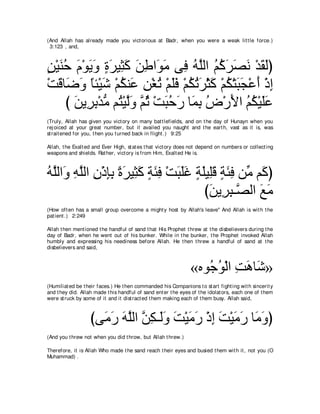 A compilation of the Abridged Tafsir Ibn Kathir Volumes 1 - 10  ( commentary of the meaning ) 