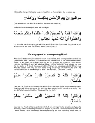 A compilation of the Abridged Tafsir Ibn Kathir Volumes 1 - 10  ( commentary of the meaning ) 