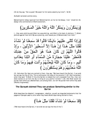 A compilation of the Abridged Tafsir Ibn Kathir Volumes 1 - 10  ( commentary of the meaning ) 