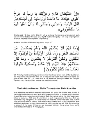 A compilation of the Abridged Tafsir Ibn Kathir Volumes 1 - 10  ( commentary of the meaning ) 