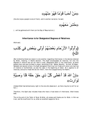 A compilation of the Abridged Tafsir Ibn Kathir Volumes 1 - 10  ( commentary of the meaning ) 