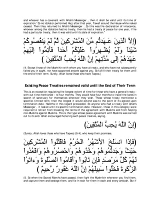 A compilation of the Abridged Tafsir Ibn Kathir Volumes 1 - 10  ( commentary of the meaning ) 