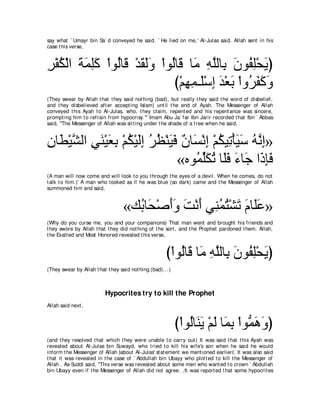 A compilation of the Abridged Tafsir Ibn Kathir Volumes 1 - 10  ( commentary of the meaning ) 