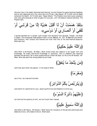 A compilation of the Abridged Tafsir Ibn Kathir Volumes 1 - 10  ( commentary of the meaning ) 