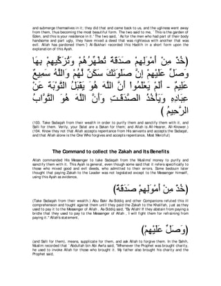 A compilation of the Abridged Tafsir Ibn Kathir Volumes 1 - 10  ( commentary of the meaning ) 
