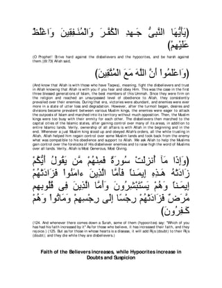 A compilation of the Abridged Tafsir Ibn Kathir Volumes 1 - 10  ( commentary of the meaning ) 