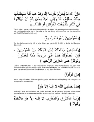 A compilation of the Abridged Tafsir Ibn Kathir Volumes 1 - 10  ( commentary of the meaning ) 