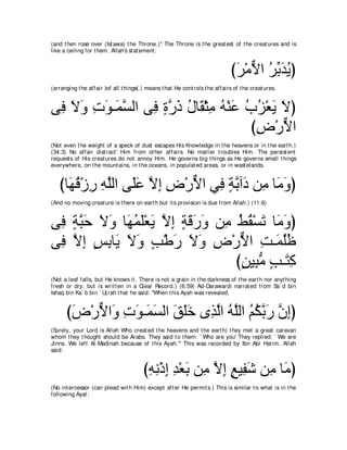 A compilation of the Abridged Tafsir Ibn Kathir Volumes 1 - 10  ( commentary of the meaning ) 