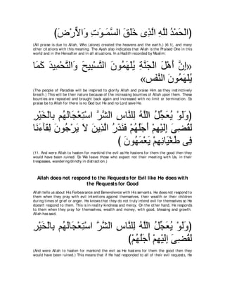 A compilation of the Abridged Tafsir Ibn Kathir Volumes 1 - 10  ( commentary of the meaning ) 