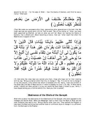 A compilation of the Abridged Tafsir Ibn Kathir Volumes 1 - 10  ( commentary of the meaning ) 