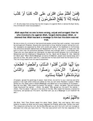 A compilation of the Abridged Tafsir Ibn Kathir Volumes 1 - 10  ( commentary of the meaning ) 