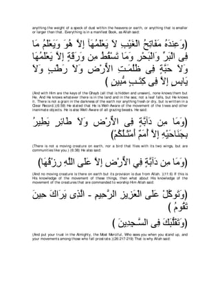 A compilation of the Abridged Tafsir Ibn Kathir Volumes 1 - 10  ( commentary of the meaning ) 