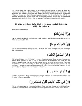 A compilation of the Abridged Tafsir Ibn Kathir Volumes 1 - 10  ( commentary of the meaning ) 