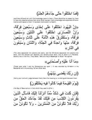 A compilation of the Abridged Tafsir Ibn Kathir Volumes 1 - 10  ( commentary of the meaning ) 