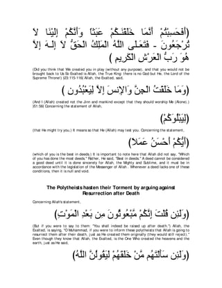 A compilation of the Abridged Tafsir Ibn Kathir Volumes 1 - 10  ( commentary of the meaning ) 