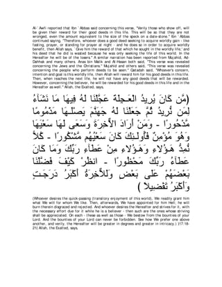 A compilation of the Abridged Tafsir Ibn Kathir Volumes 1 - 10  ( commentary of the meaning ) 