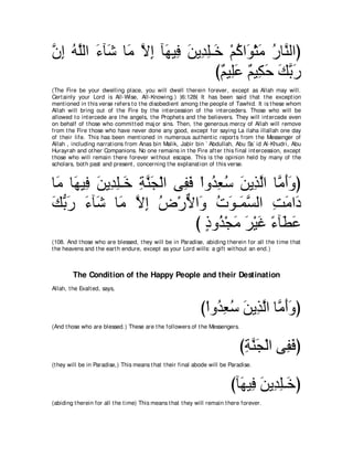 A compilation of the Abridged Tafsir Ibn Kathir Volumes 1 - 10  ( commentary of the meaning ) 