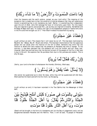 A compilation of the Abridged Tafsir Ibn Kathir Volumes 1 - 10  ( commentary of the meaning ) 