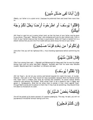 A compilation of the Abridged Tafsir Ibn Kathir Volumes 1 - 10  ( commentary of the meaning ) 