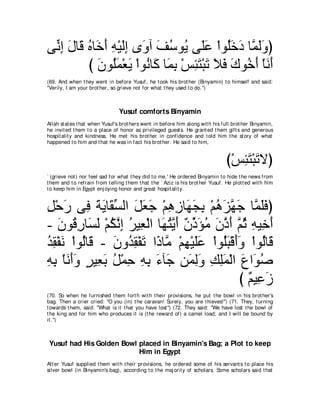 A compilation of the Abridged Tafsir Ibn Kathir Volumes 1 - 10  ( commentary of the meaning ) 