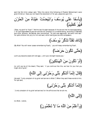 A compilation of the Abridged Tafsir Ibn Kathir Volumes 1 - 10  ( commentary of the meaning ) 