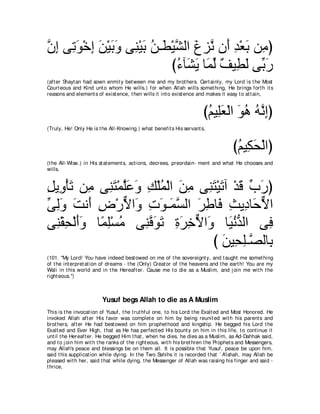 A compilation of the Abridged Tafsir Ibn Kathir Volumes 1 - 10  ( commentary of the meaning ) 