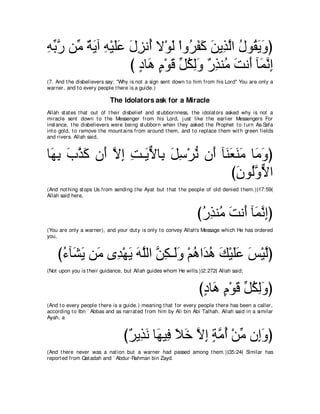 A compilation of the Abridged Tafsir Ibn Kathir Volumes 1 - 10  ( commentary of the meaning ) 