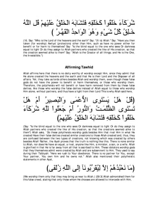 A compilation of the Abridged Tafsir Ibn Kathir Volumes 1 - 10  ( commentary of the meaning ) 