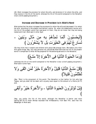 A compilation of the Abridged Tafsir Ibn Kathir Volumes 1 - 10  ( commentary of the meaning ) 