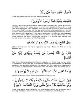 A compilation of the Abridged Tafsir Ibn Kathir Volumes 1 - 10  ( commentary of the meaning ) 