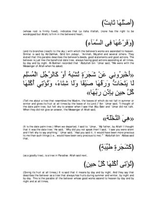 A compilation of the Abridged Tafsir Ibn Kathir Volumes 1 - 10  ( commentary of the meaning ) 