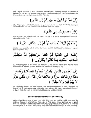 A compilation of the Abridged Tafsir Ibn Kathir Volumes 1 - 10  ( commentary of the meaning ) 