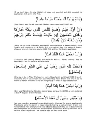 A compilation of the Abridged Tafsir Ibn Kathir Volumes 1 - 10  ( commentary of the meaning ) 